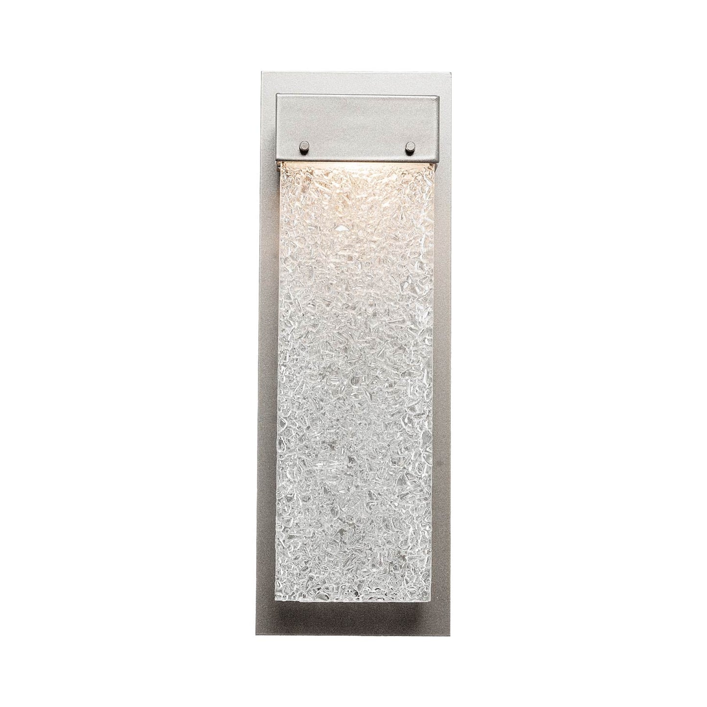 Parallel LED Wall Light in Metallic Beige Silver/Clear Rimelight.