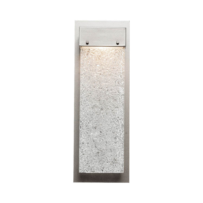 Parallel LED Wall Light in Metallic Beige Silver/Clear Rimelight.