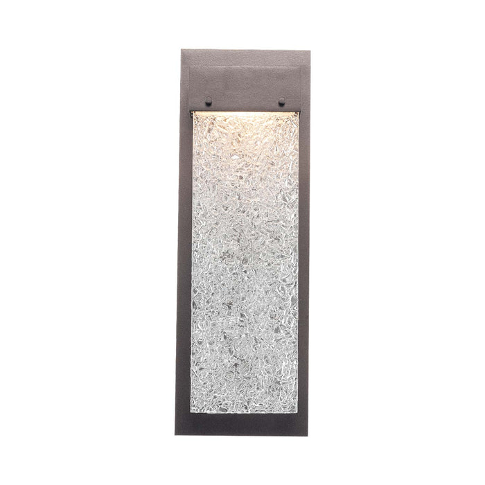 Parallel LED Wall Light in Flat Bronze/Clear Rimelight.