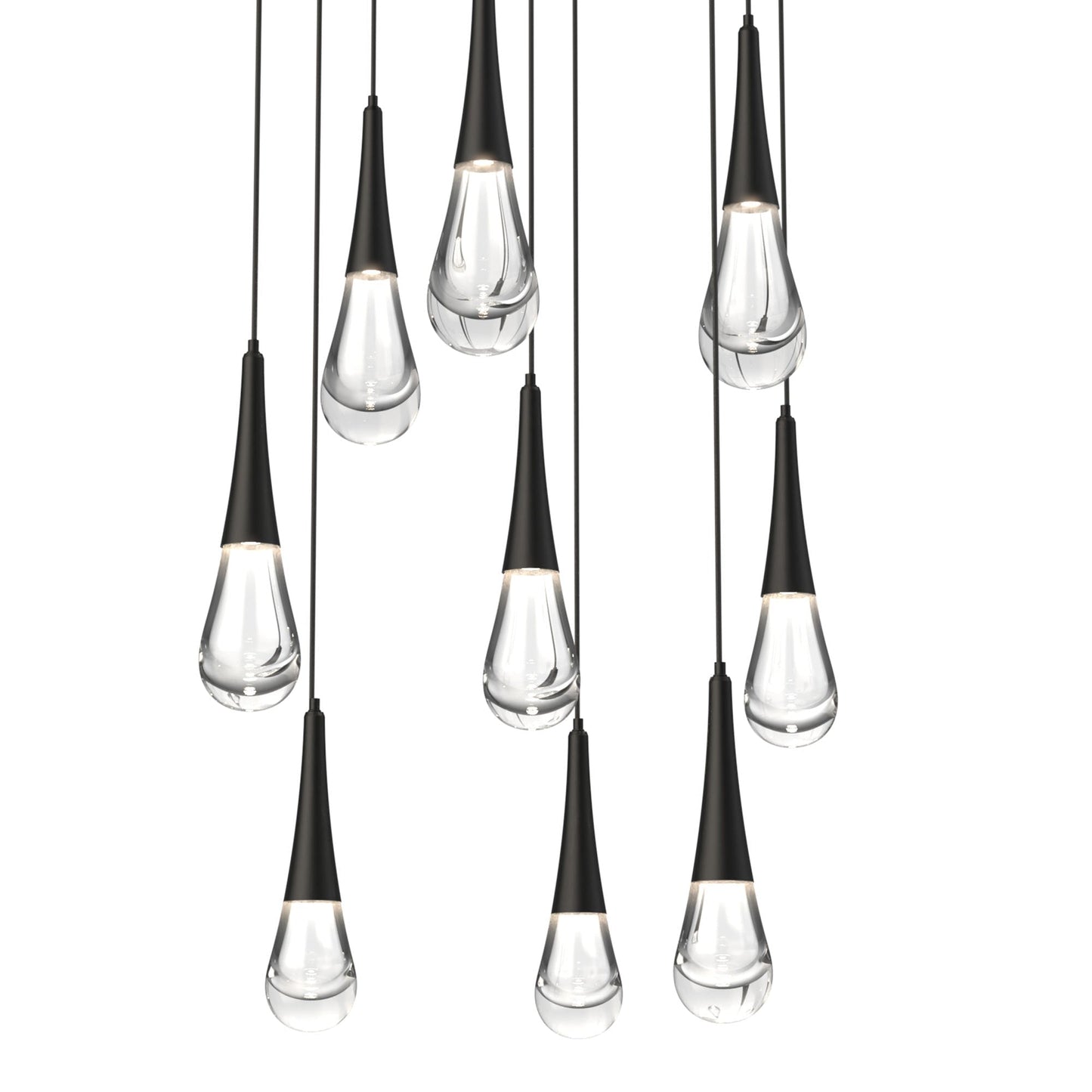 Raindrop LED Multi Light Pendant Light in Detail.