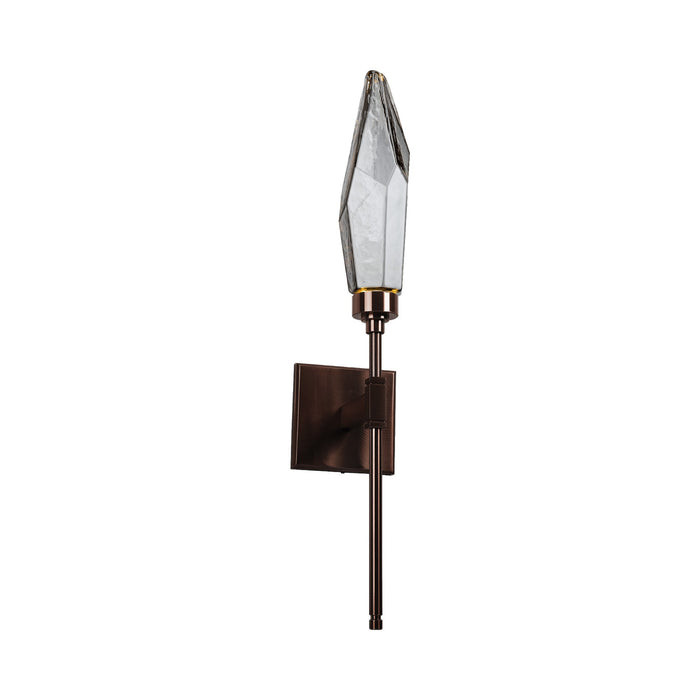 Rock Crystal Indoor Belvedere ADA LED Wall Light in Oil Rubbed Bronze/Chilled - Smoke.