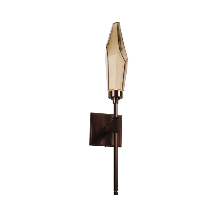 Rock Crystal Indoor Belvedere LED Wall Light in Oil Rubbed Bronze/Chilled - Bronze.
