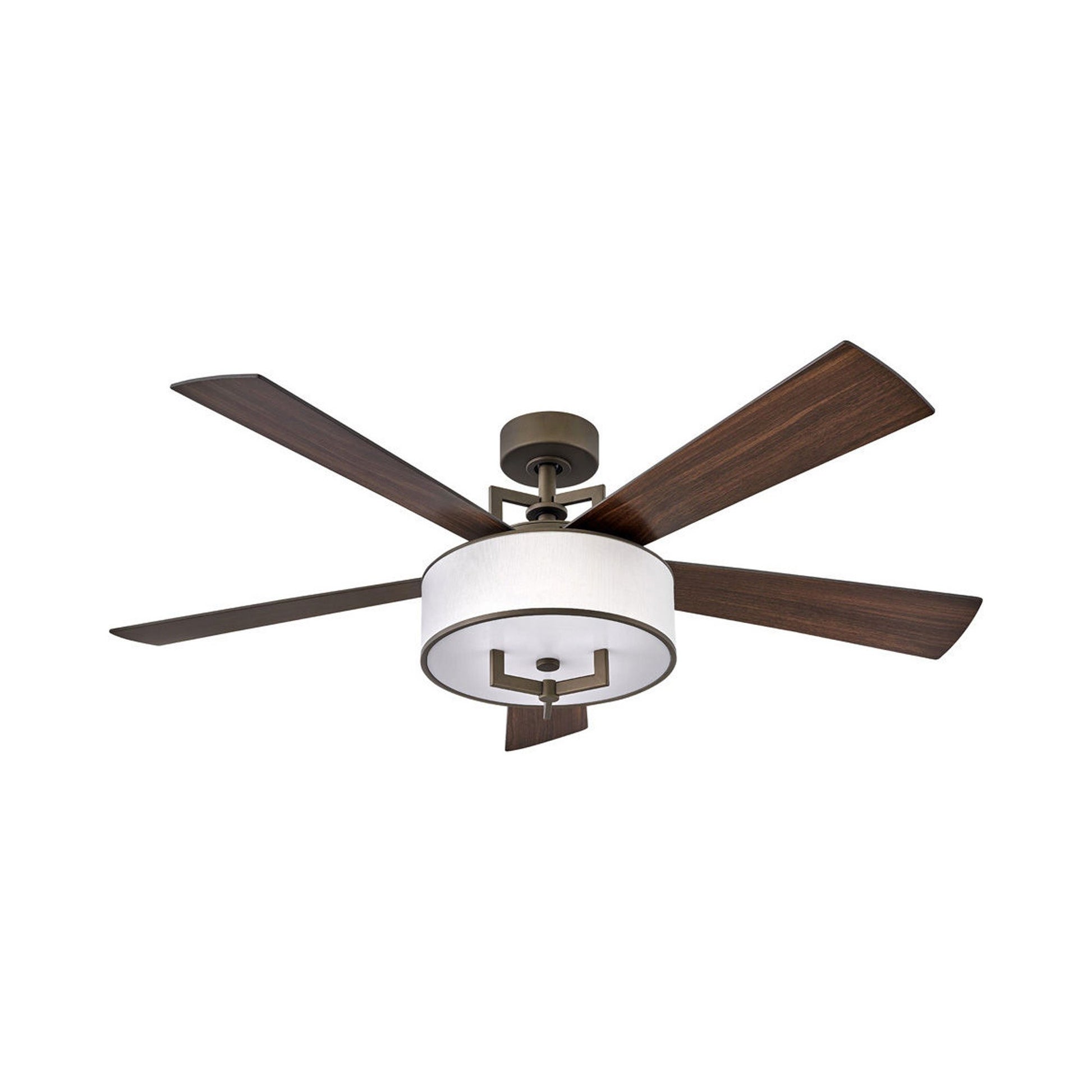 Hampton LED Ceiling Fan in Metallic Matte Bronze.
