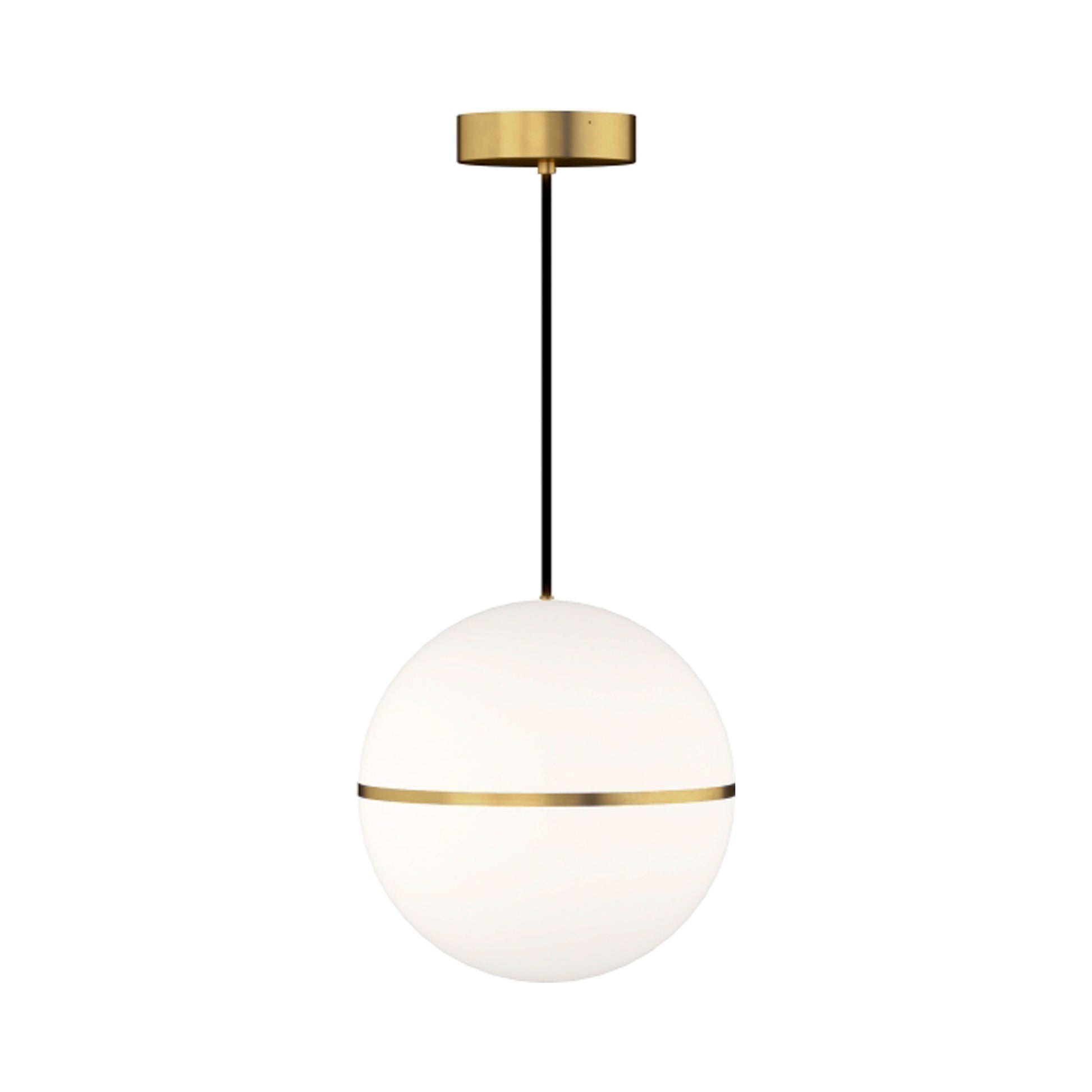 Hanea Grande LED Pendant Light in Natural Brass (Grande).
