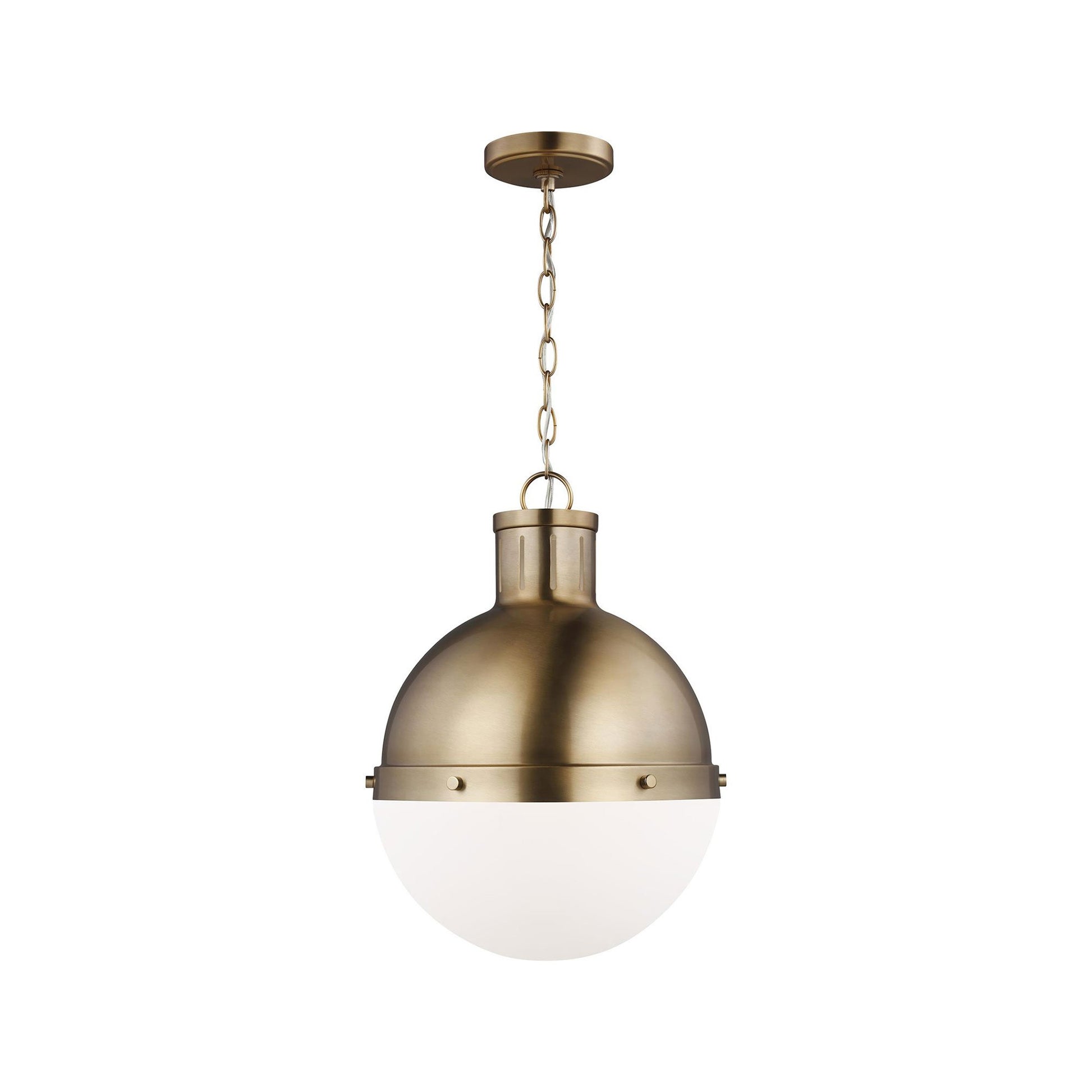 Hanks Pendant Light in Satin Brass (Small).