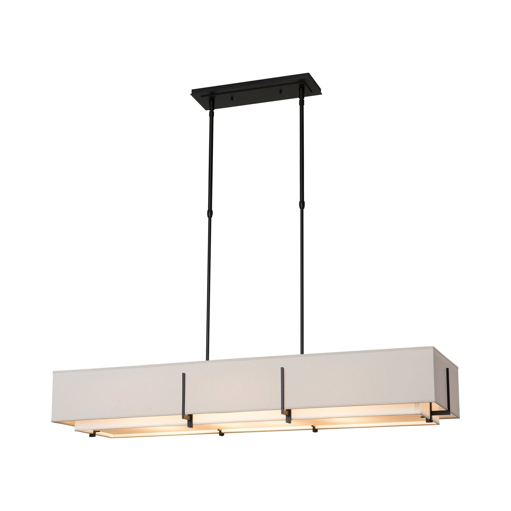 Exos Short Rectangular Pendant Light.