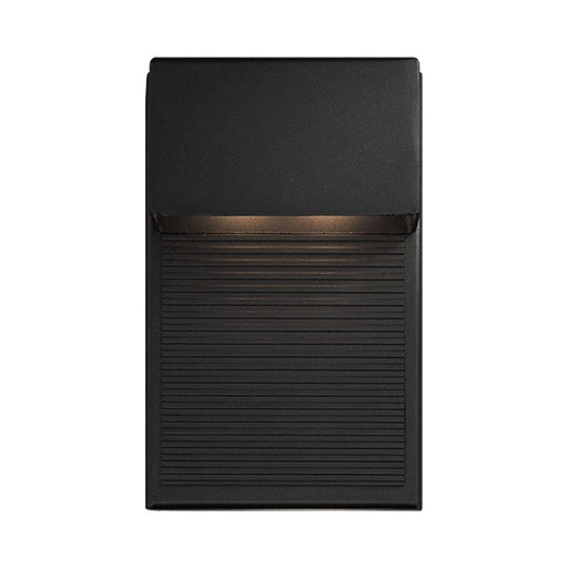 Hiline Outdoor LED Wall Light in Black.