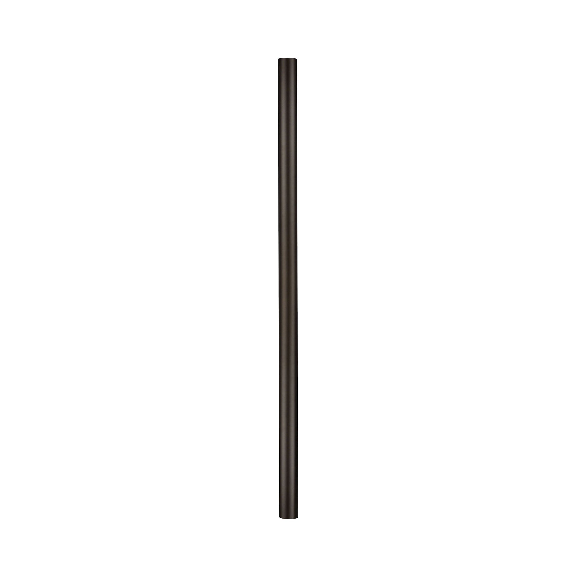 7FT Direct Burial Post in None/Textured Oil Rubbed Bronze.