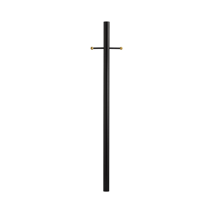 7FT Direct Burial Post in Ladder Rest/Textured Black.