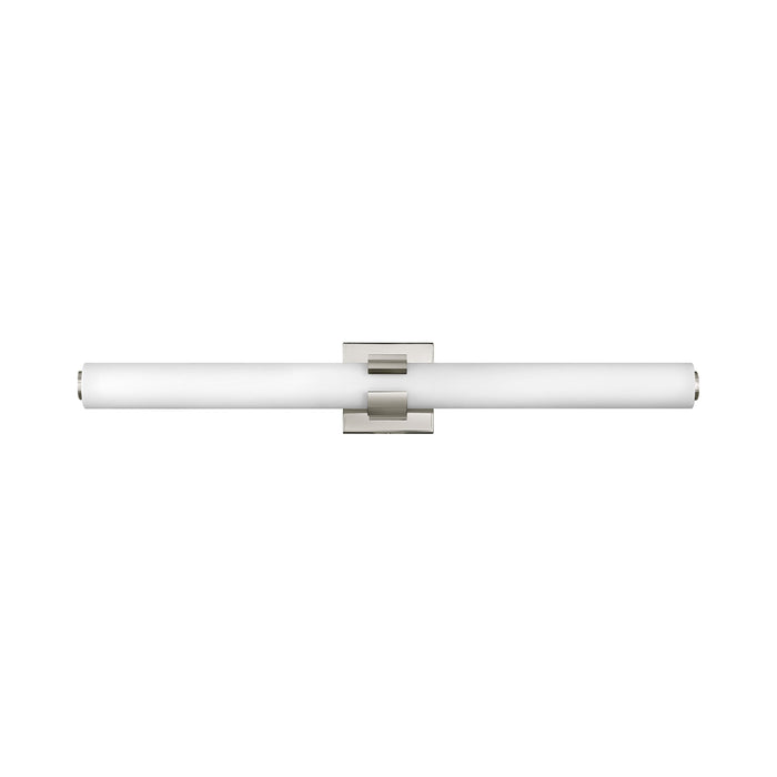 Aiden LED Bath Wall Light in Polished Nickel (Large).