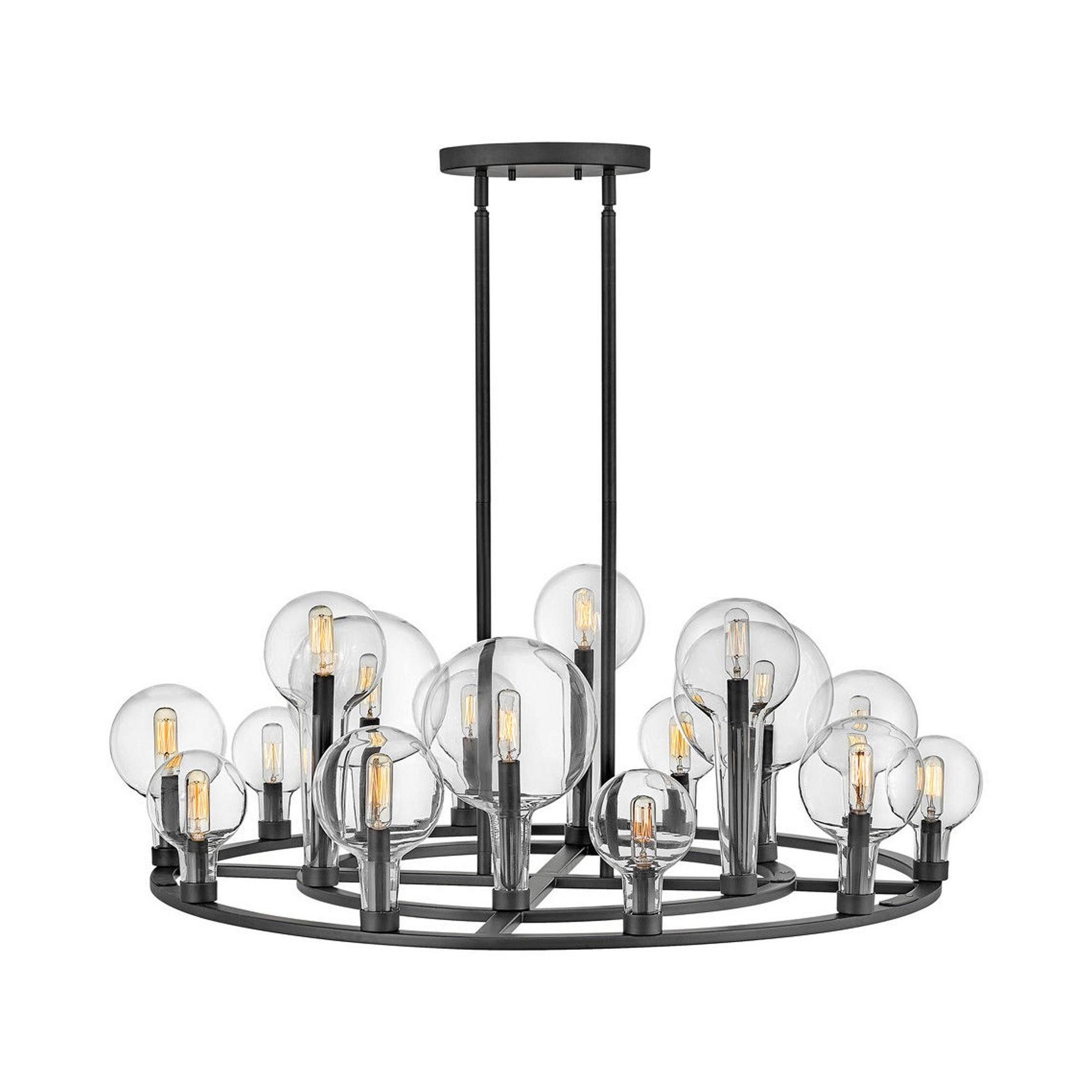 Alchemy Chandelier in Black (16-Light).