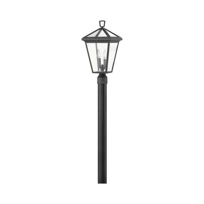 Alford Outdoor Post Light in Museum Black (2-Light).