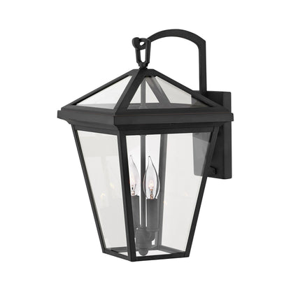 Alford Outdoor Wall Light in Medium/Museum Black.