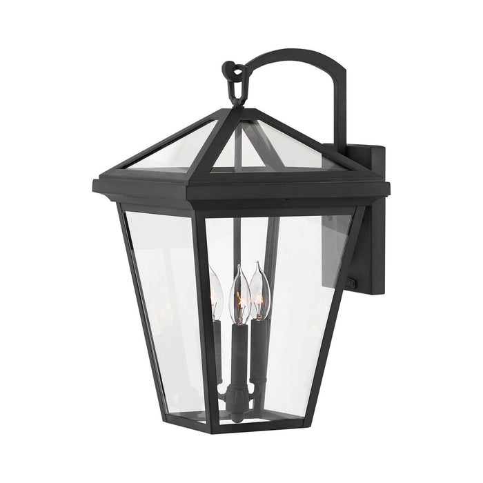 Alford Outdoor Wall Light in Large/Museum Black.