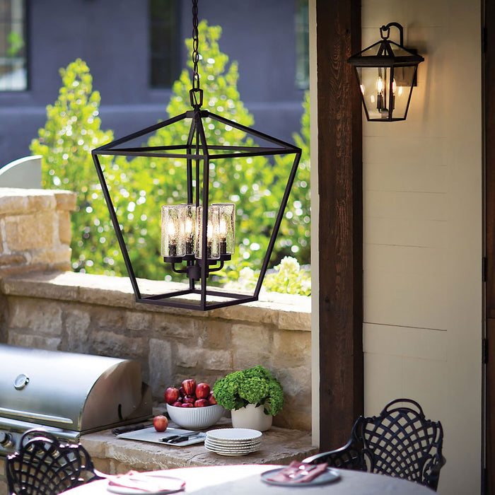 Alford Outdoor Wall Light in dining room.