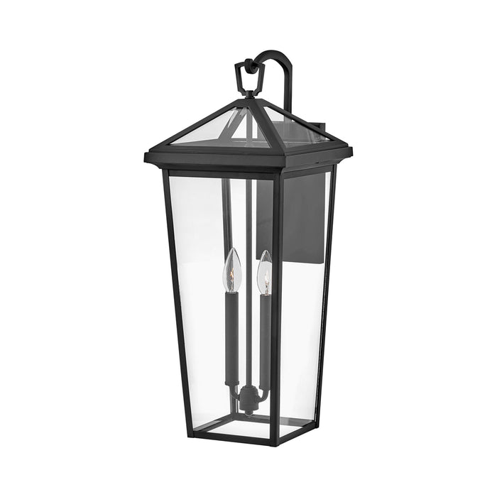 Alford Place Outdoor Wall Light in Museum Black (10-Inch).