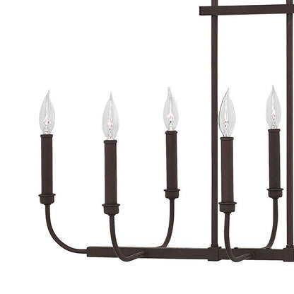 Alister Linear Pendant Light in Detail.