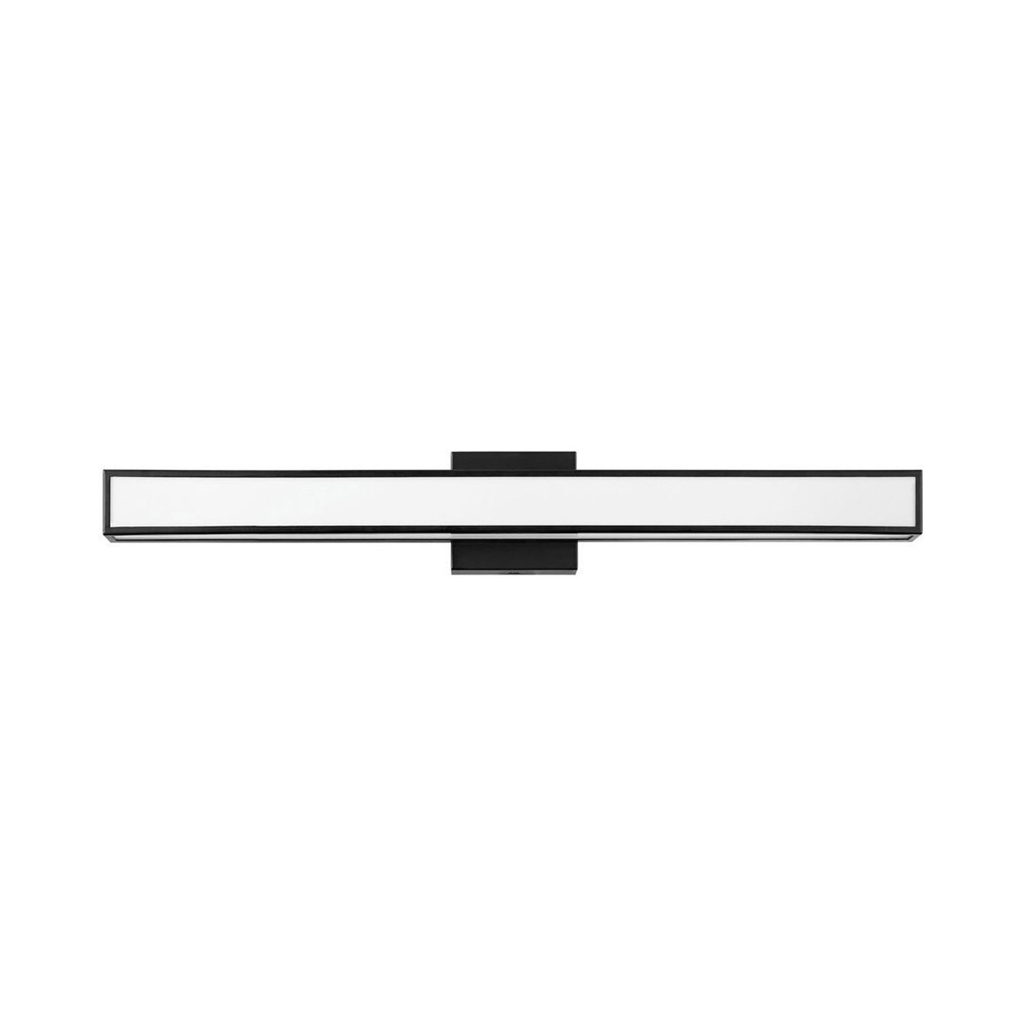 Alto LED Bath Vanity Light in Large/Black.