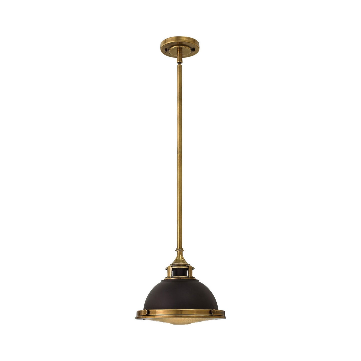 Amelia Mini Pendant Light in Small/Buckeye Bronze.