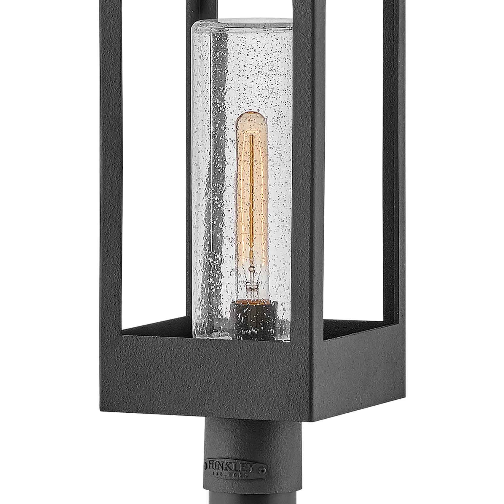 Amina Outdoor Post Light in Detail.