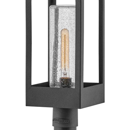 Amina Outdoor Post Light in Detail.