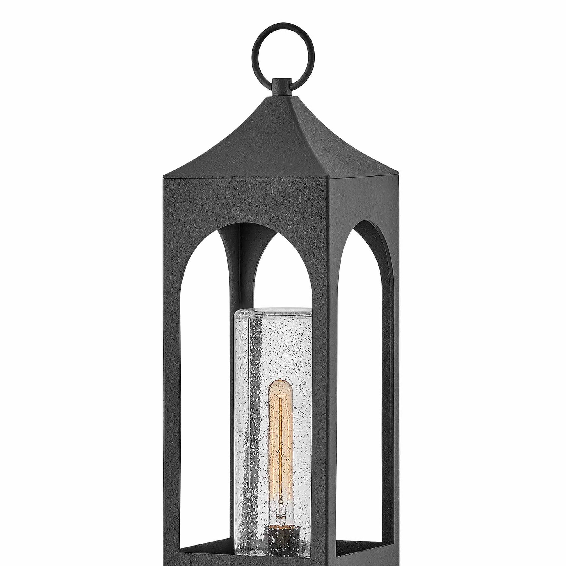 Amina Outdoor Post Light in Detail.