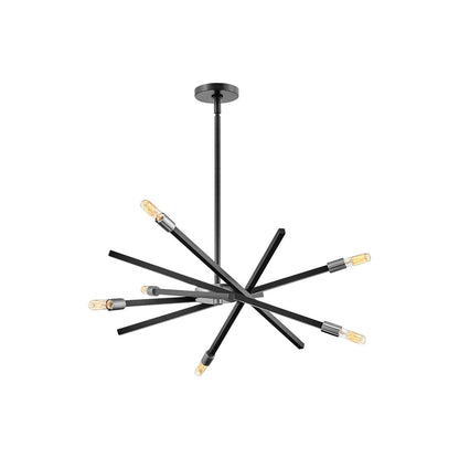 Archer Pendant Light in Small/Satin Black.