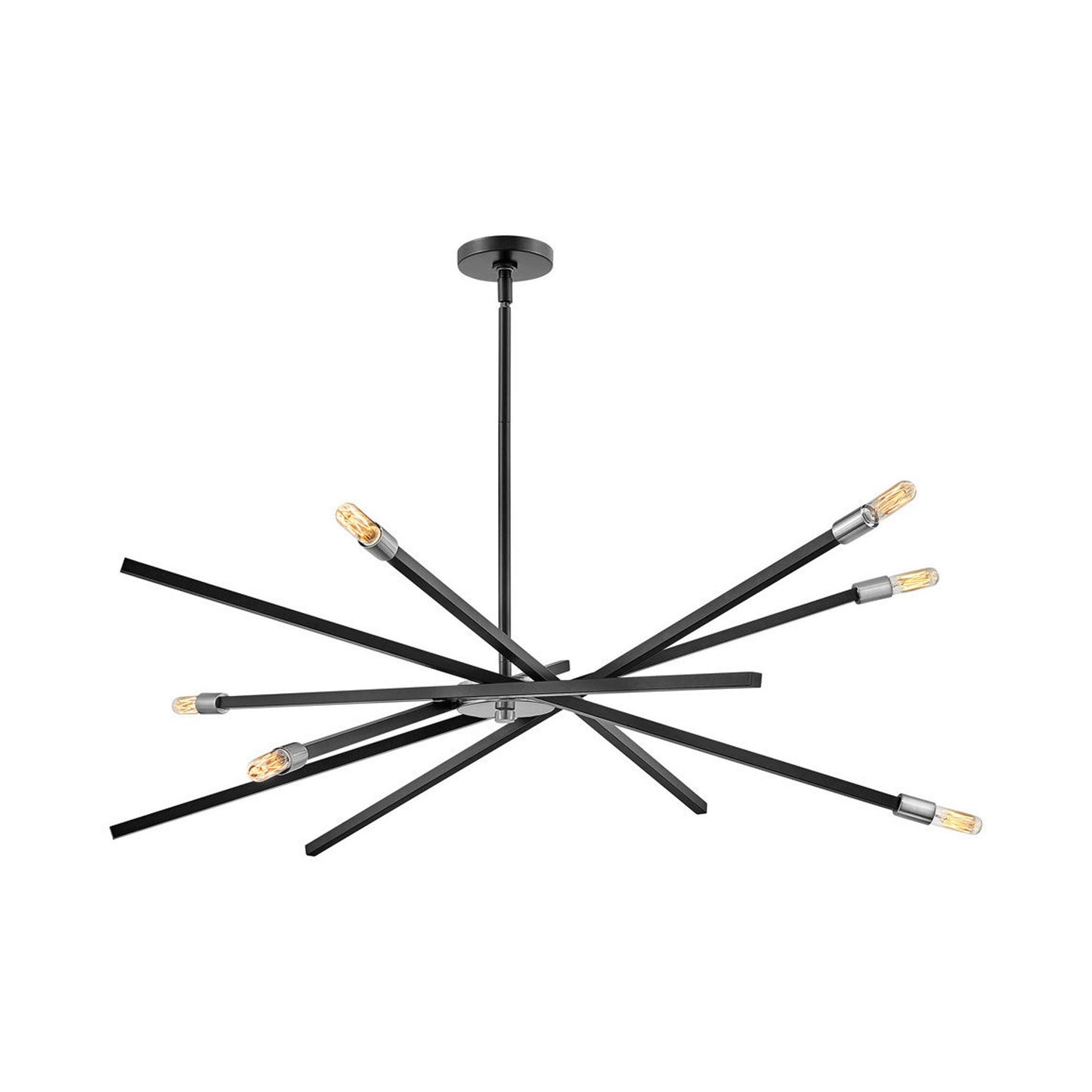 Archer Pendant Light in Large/Satin Black.