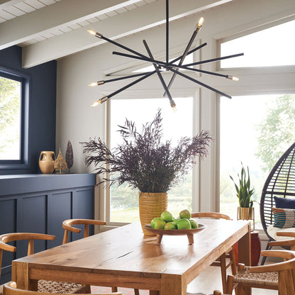 Archer Pendant Light in living room.