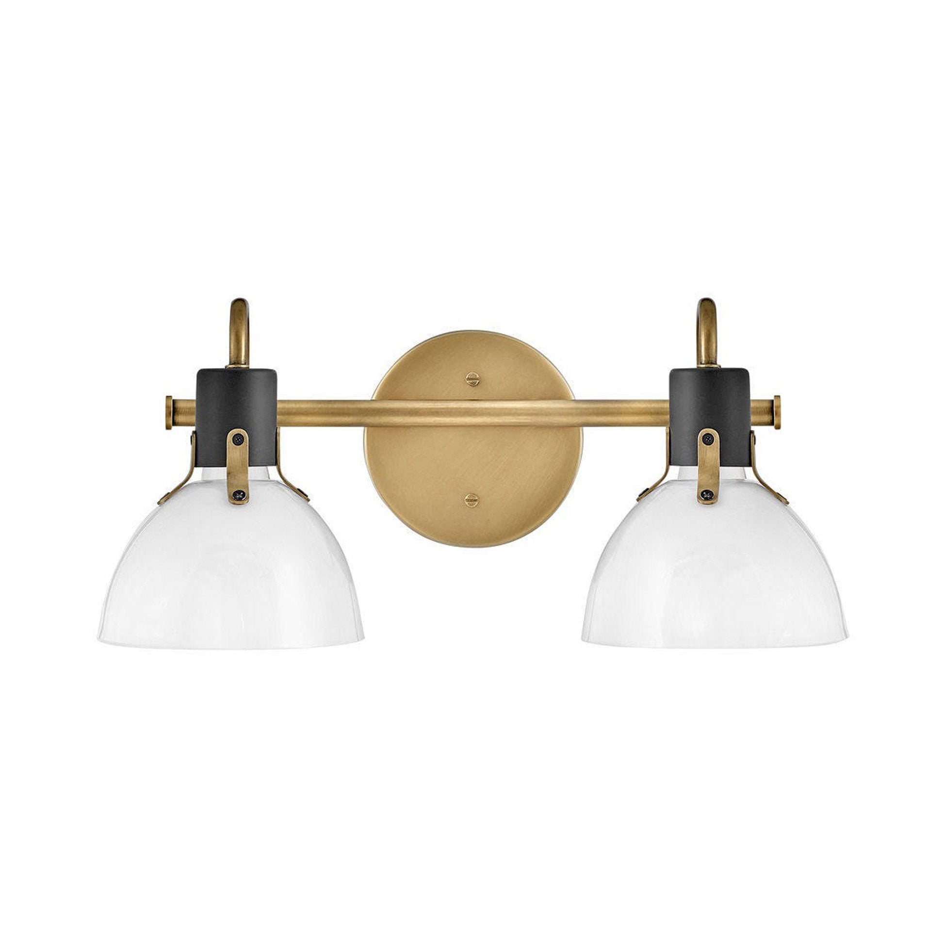 Argo Bath Vanity Light in Heritage Brass (2-Light).