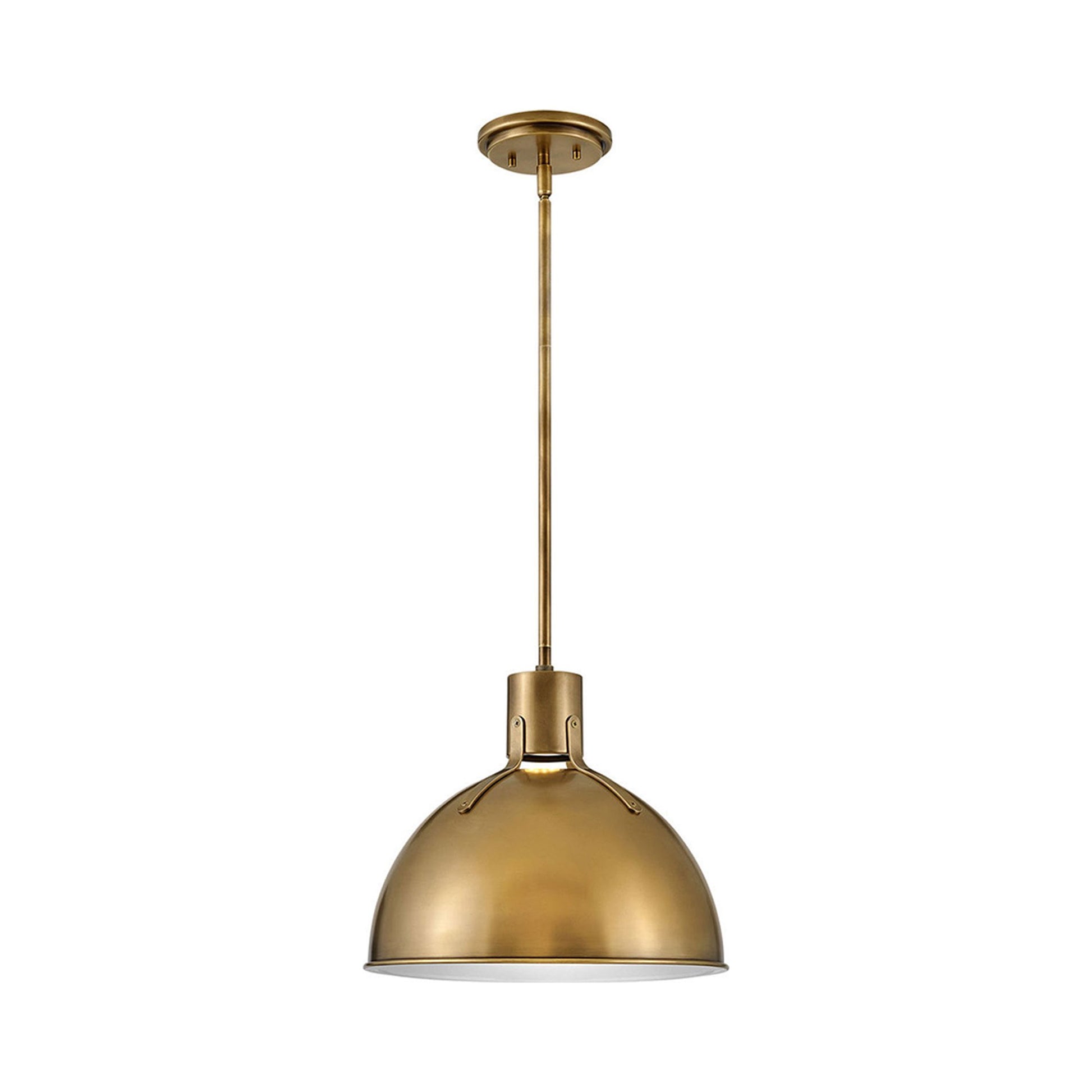 Argo LED Pendant Light in Heritage Brass ( Small).