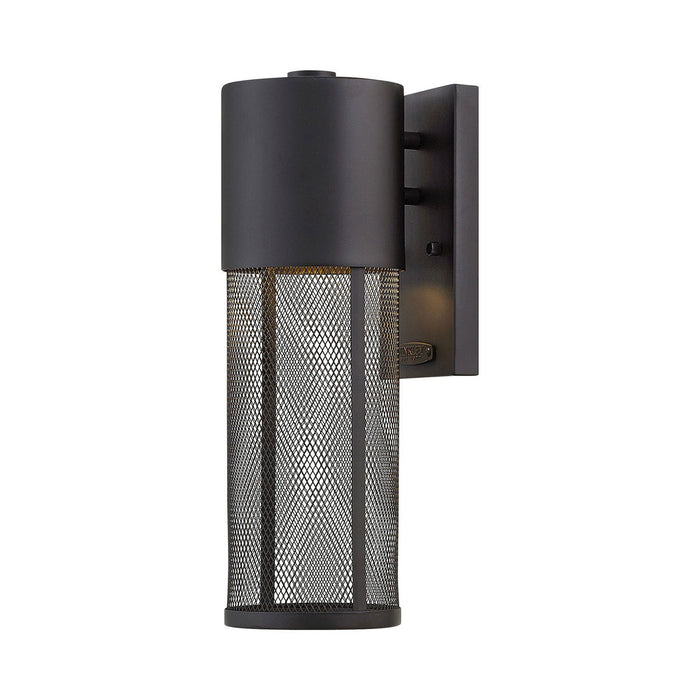 Aria Outdoor Wall Light in Small/Black/Incandescent.