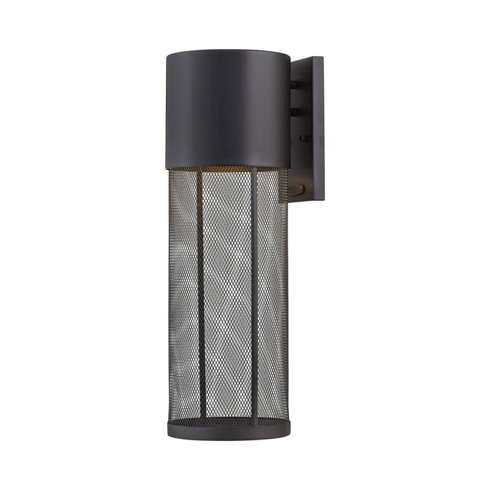 Aria Outdoor Wall Light in Large/Black/Incandescent.