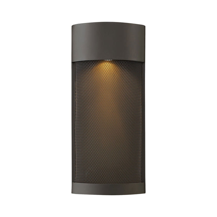Aria Outdoor Wall Light in Medium/Buckeye Bronze/Incandescent.