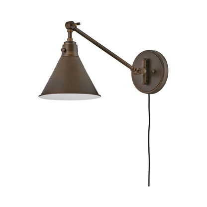 Arti Wall Light in Olde Bronze/Steel (10.25-Inch).