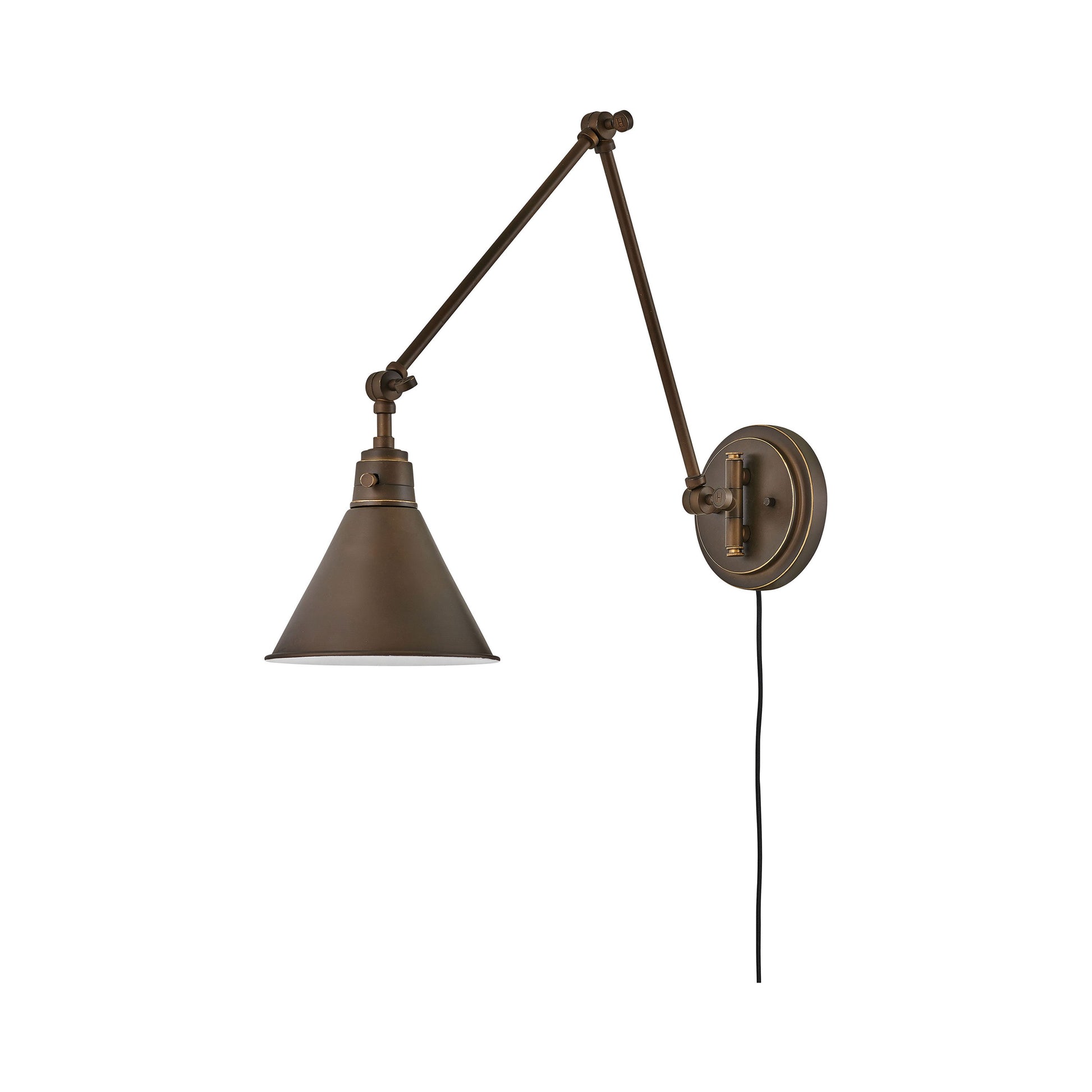 Arti Wall Light in Olde Bronze/Steel (18.25-Inch).