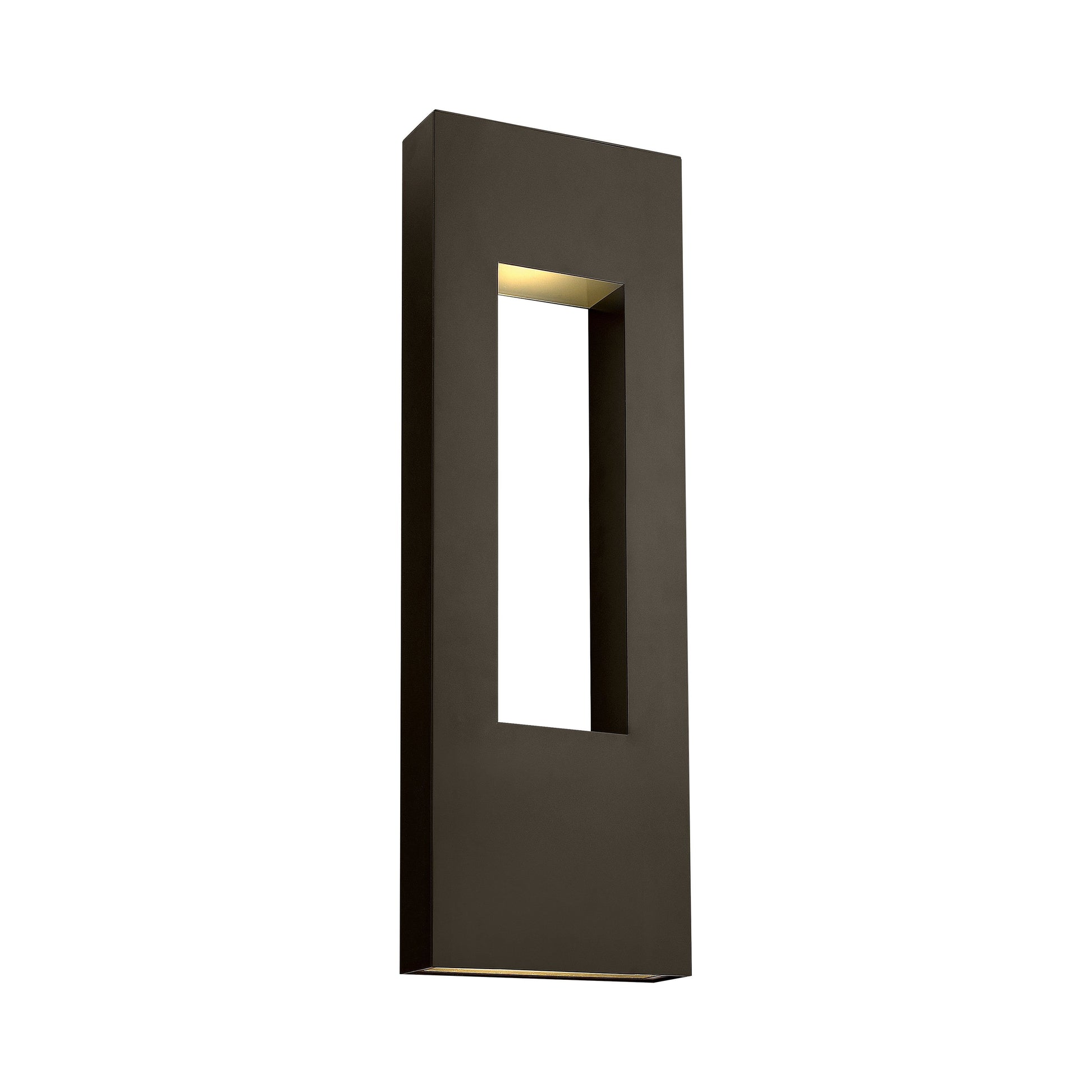 Atlantis Extra Large Outdoor LED Wall Light in Titanium.