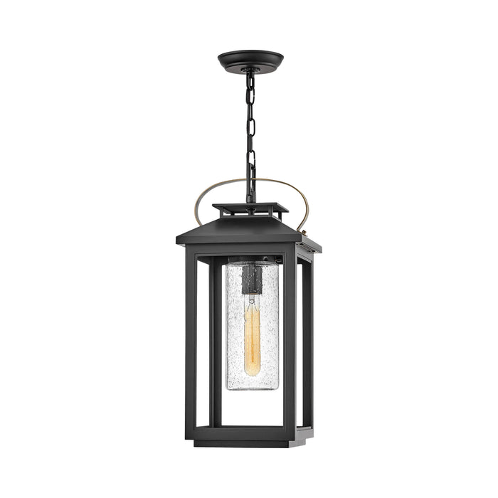 Atwater Outdoor Pendant Light in Black.