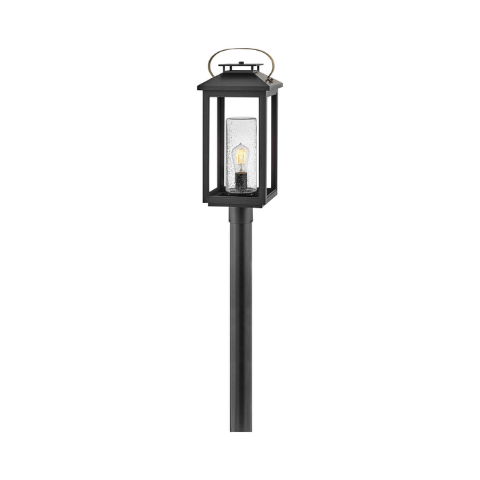 Atwater Outdoor Post Light in Black.