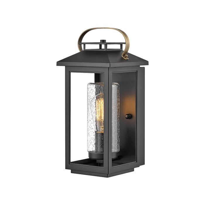 Atwater Outdoor Wall Light in Small/Black.
