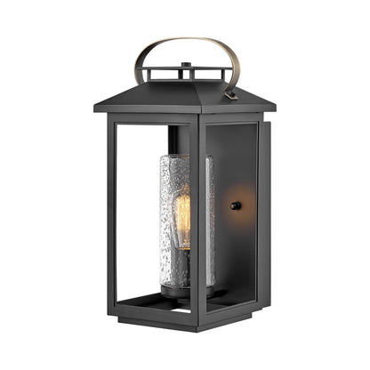 Atwater Outdoor Wall Light in Medium/Black.