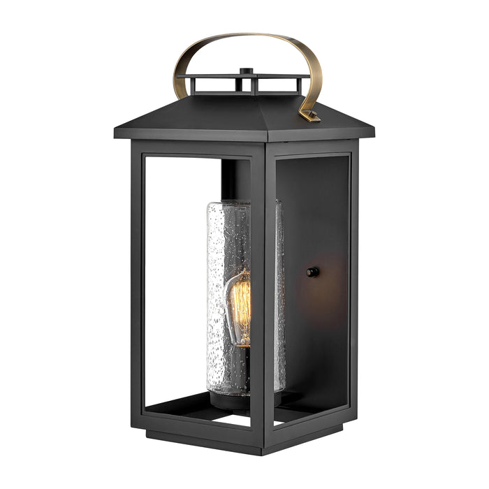 Atwater Outdoor Wall Light in Large/Black.