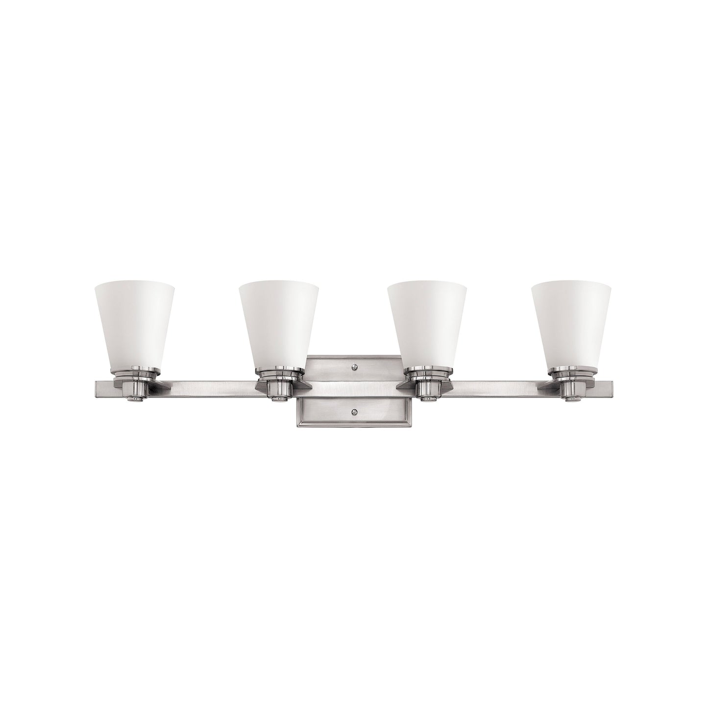 Avon Bath Vanity Light in Brushed Nickel (4-Light).