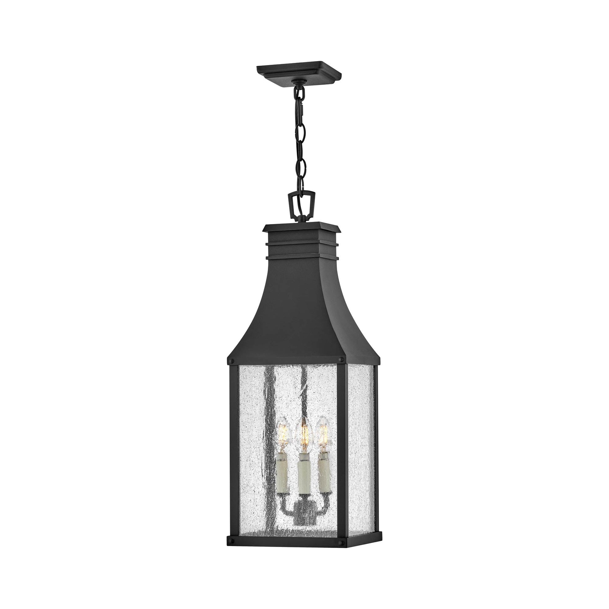 Beacon Hill Outdoor Pendant Light in Museum Black.
