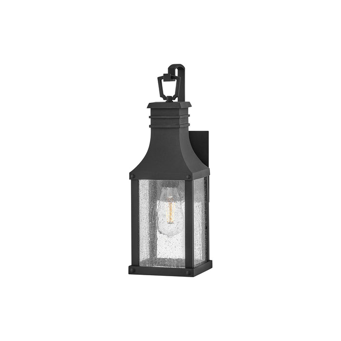 Beacon Outdoor Wall Light in Museum Black (Small).