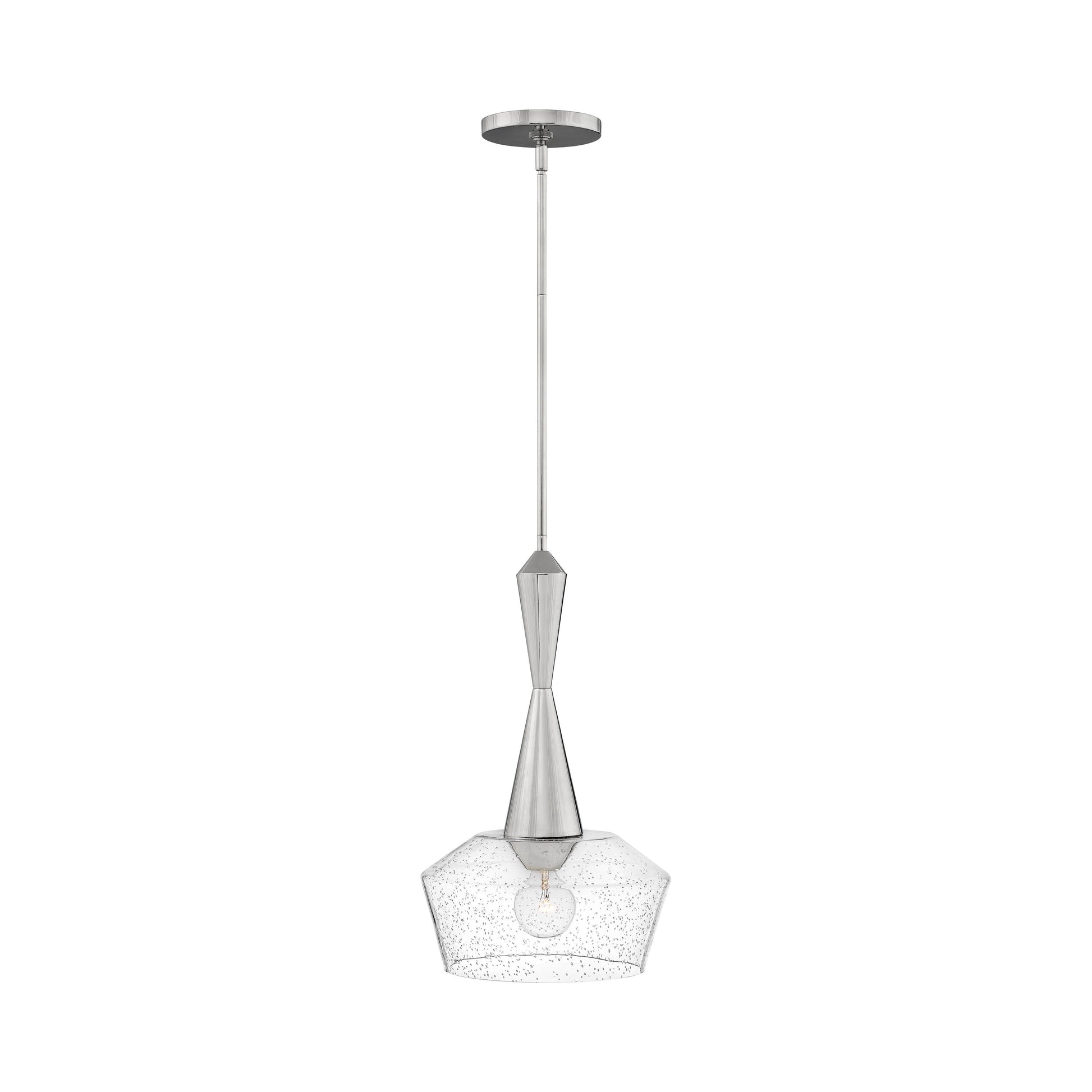 Bette Pendant Light in Small/Polished Nickel.