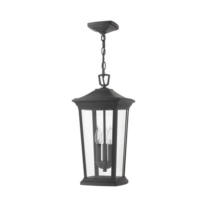 Bromley Outdoor Pendant Light in Museum Black.