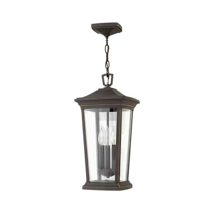 Bromley Outdoor Pendant Light in Oil Rubbed Bronze.