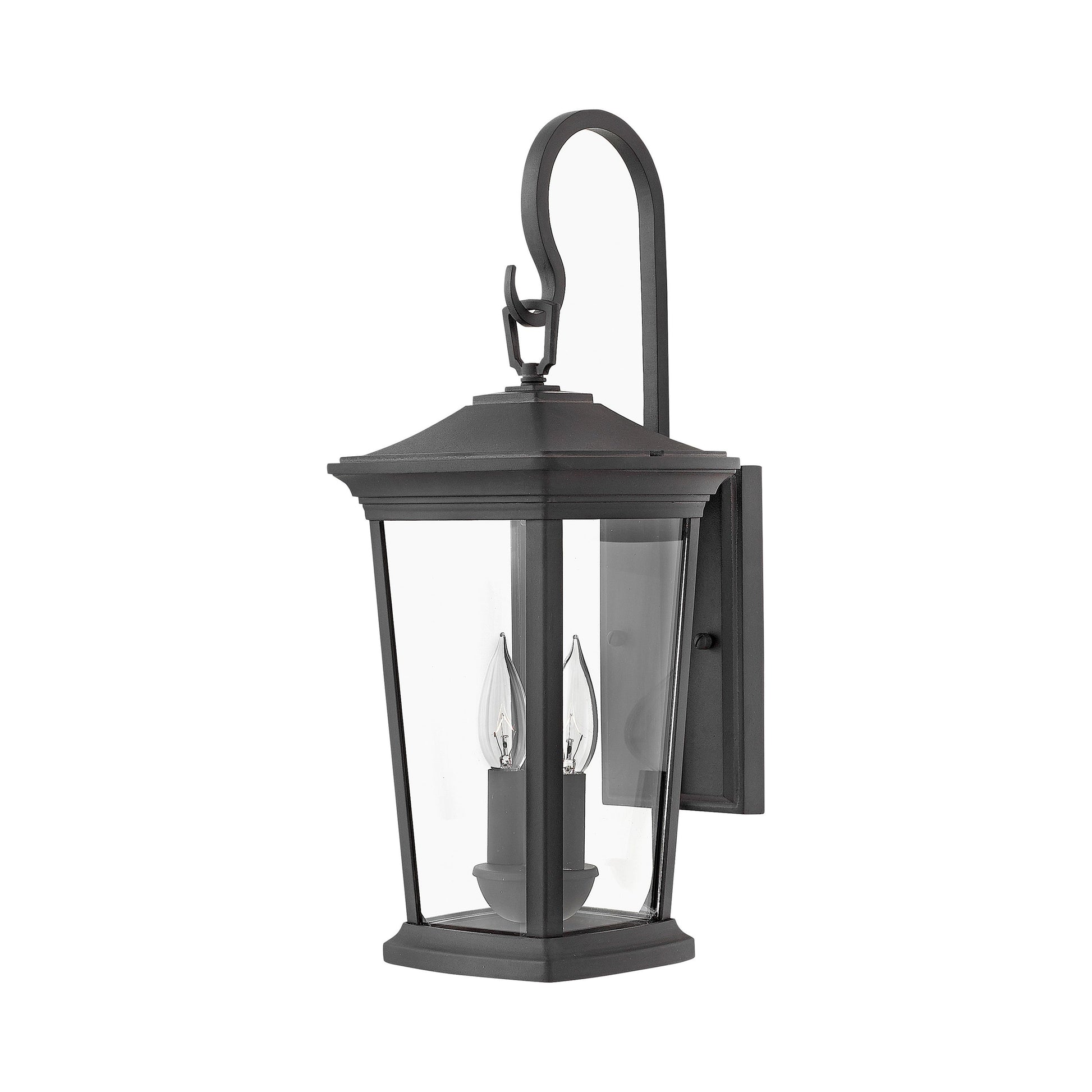 Bromley Outdoor Wall Light in Medium/Museum Black.