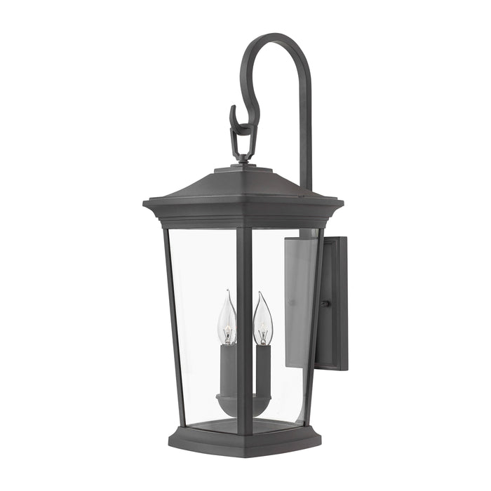 Bromley Outdoor Wall Light in X-Large/Museum Black.